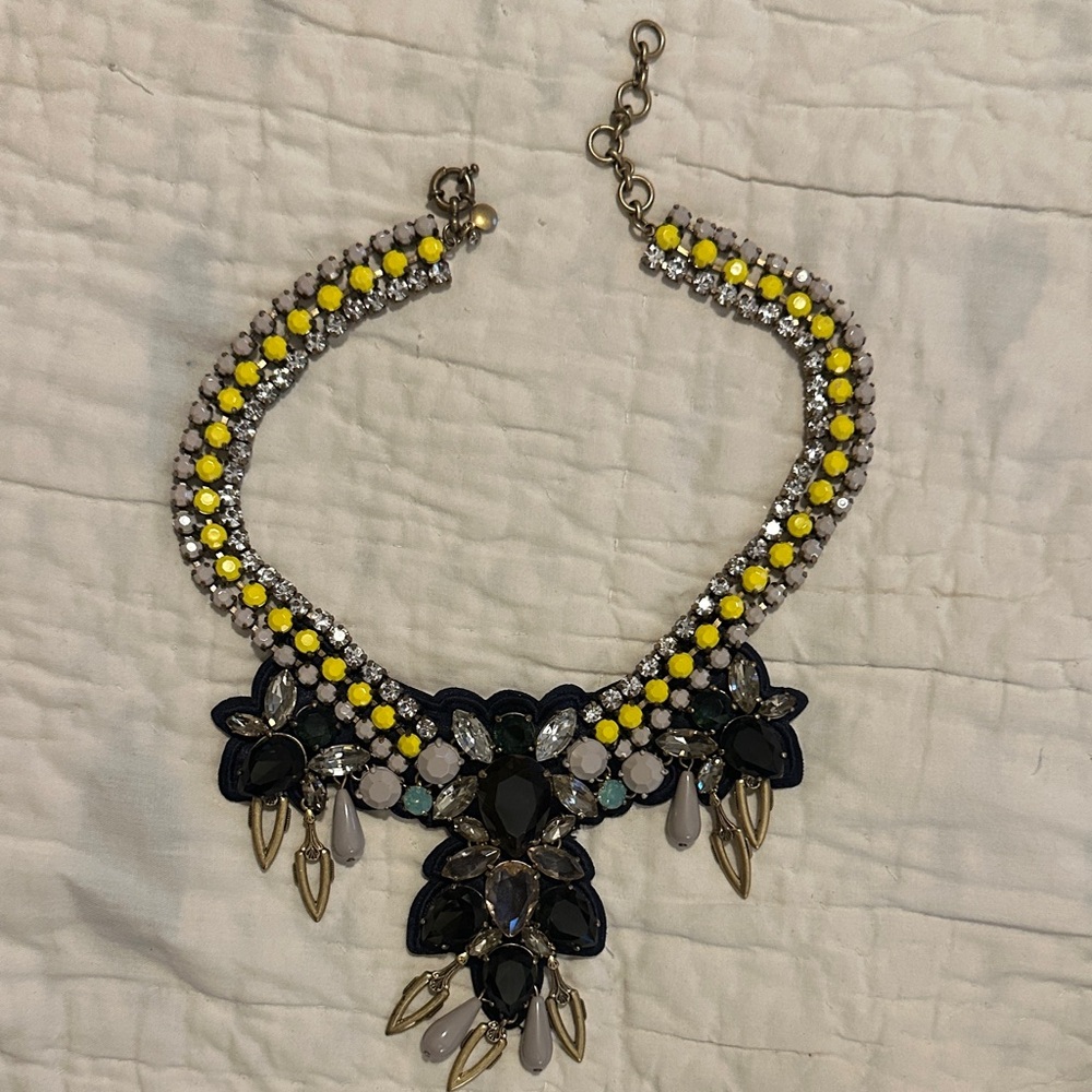 J Crew Elegant Multicolor Statement Necklace